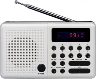 Radio Pliszka USB, FM white