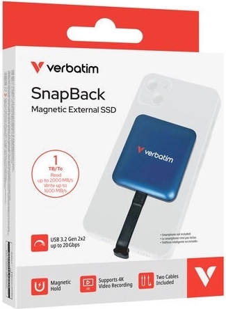 USB 3.2 Gen 2x2 speeds up to 20 Gb/s