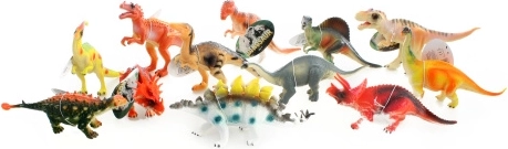 Mazie gumijas dinozauri – 1 gab.