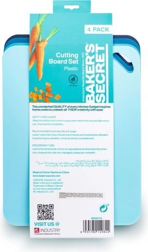 Baker's Secret set of 4 cutting boards 38 × 29 cm