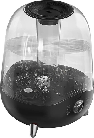 Large 5 L tank and up to 14 hours of operation