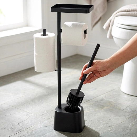 Silikona WC birste ērtai tīrīšanai