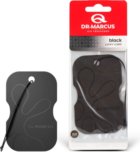 Dr. Marcus Lucky Card Black gaisa atsvaidzinātājs automašīnai