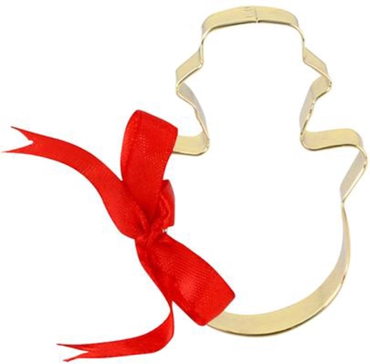 Cookie Cutter Golden Snowman 7 cm TORO