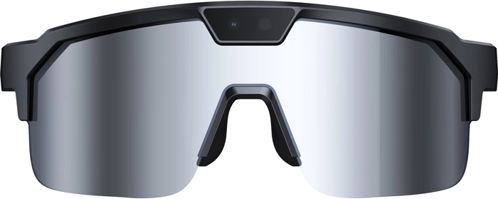 Integrated camera for first-person recording