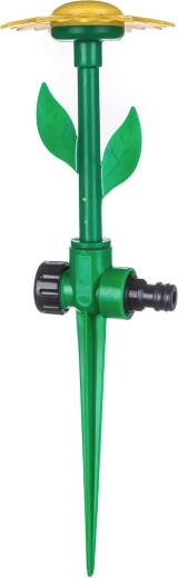 Dārza smidzinātājs zieda formā 35 cm, zaļš
