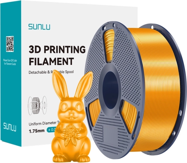 Filaments Sunlu PLA+ silk misiņa
