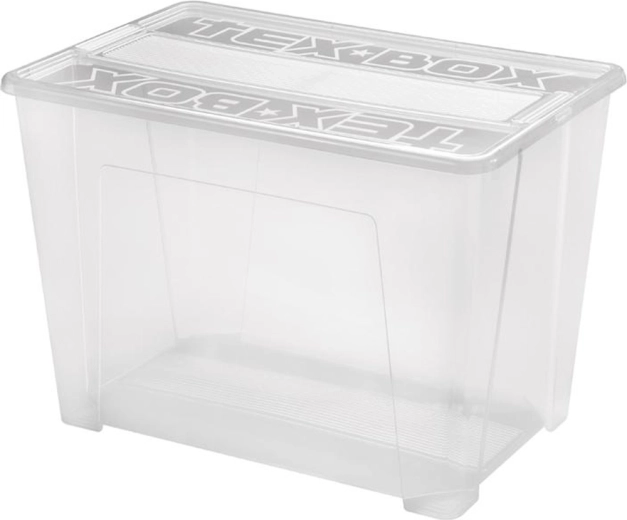Plastmasas uzglabāšanas kaste ar vāku HEIDRUN TexBox 70 l