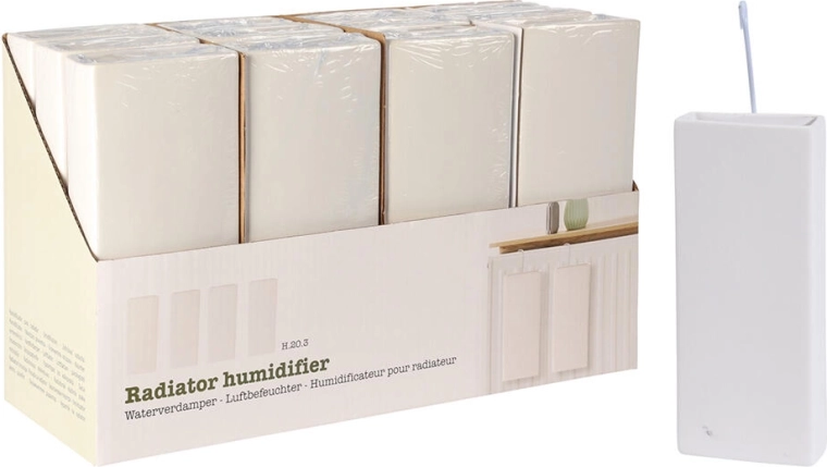 Dolomite radiator evaporator, super white 20.3 × 8 × 3.5 cm