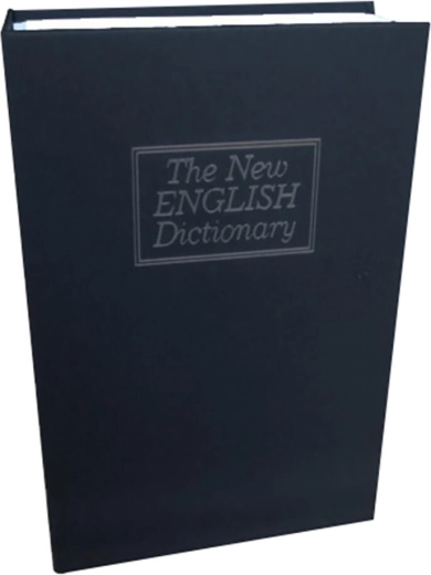 Book Safe – Black, 240 × 155 × 55 mm