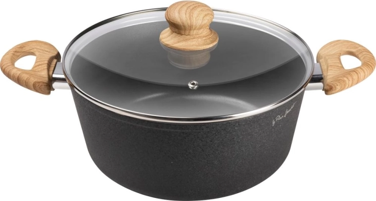 Lamart Natur saucepan with lid 24 cm