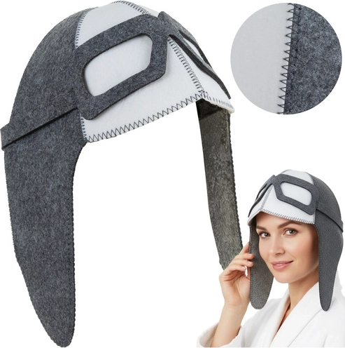 Felt sauna hat pilotka Isomedix