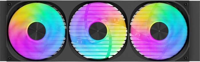 Integrated module of three ARGB fans with PWM