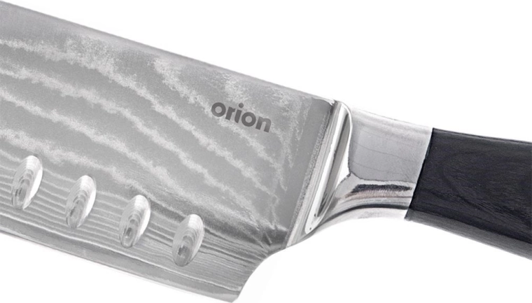 67-layer Damascus steel for long-lasting sharpness