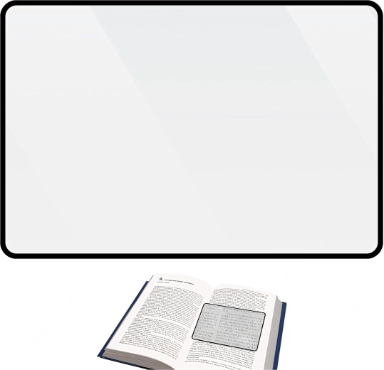 Plata virsma ērtai lasīšanai