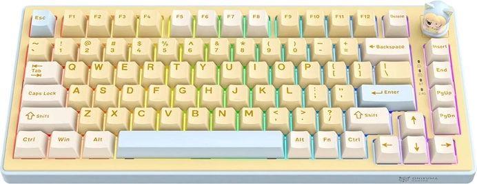 Spēļu tastatūra Onikuma MT707 dzeltena