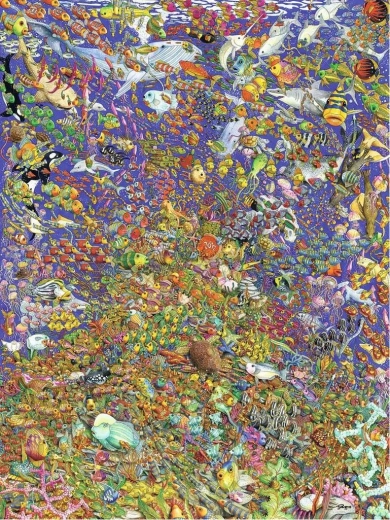 Ravensburger puzle Koraļļu rifs 1500 gabaliņi