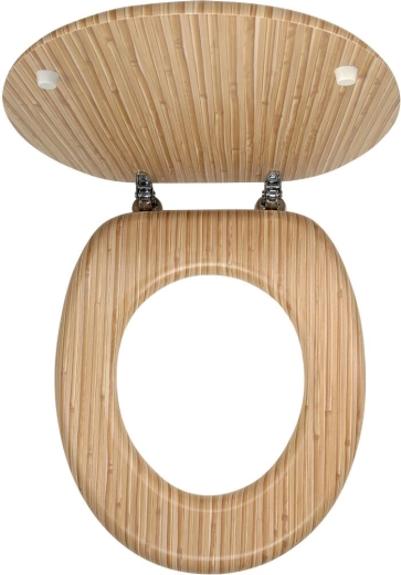 Bamboo Veneer Toilet Seat