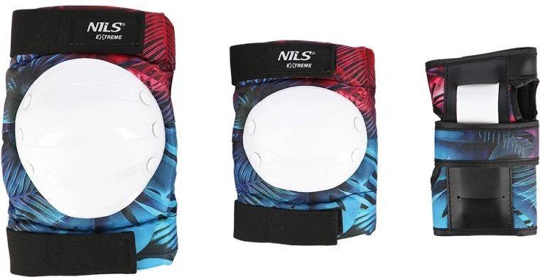 NILS Extreme H734 Protective Gear Set – White – S