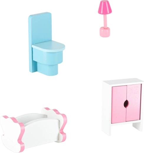 Bagātīgs koka mēbeļu komplekts