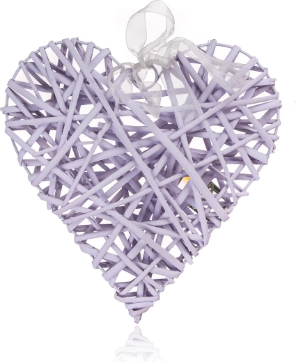 Decorative Heart 28 × 28 cm Purple