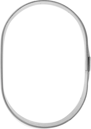 Stainless Steel Oval Cookie Cutter