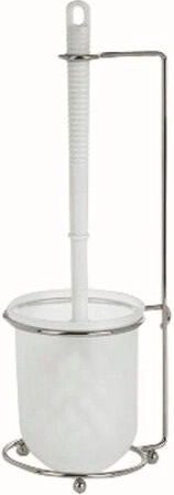 WC birste ar turētāju no hroma un plastmasas, 34 cm