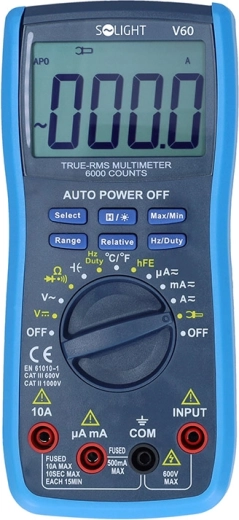 Solight profesionāls digitālais multimetrs True-RMS