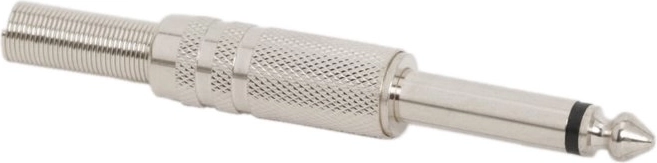 Jack spraudnis mono 6,3 mm, metāla