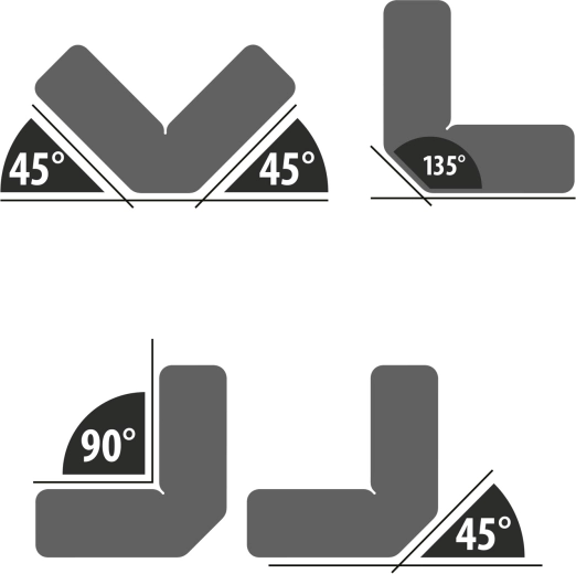 Precise welding angles