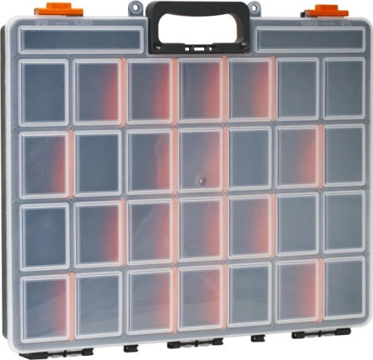 Plastic Organizer with Variable Compartments 470 × 400 × 60 mm