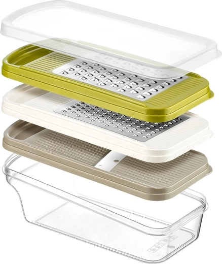 Orion 3-in-1 kitchen grater with container
