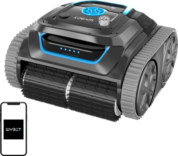 Bezvadu robotizētais baseina putekļsūcējs Wybot S1