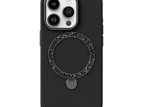 Joyroom Dancing Circle maciņš ar MagSafe iPhone 14 Pro tālrunim, melns