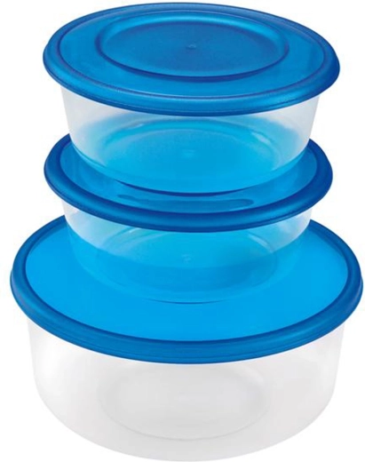 Plastmasas trauki HEIDRUN, komplekts 3 gab.