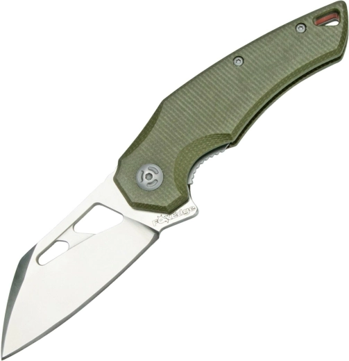 Fox Knives Atrax MOD Edge salokāmais kabatas nazis, asmens 8 cm, zaļa mikarta