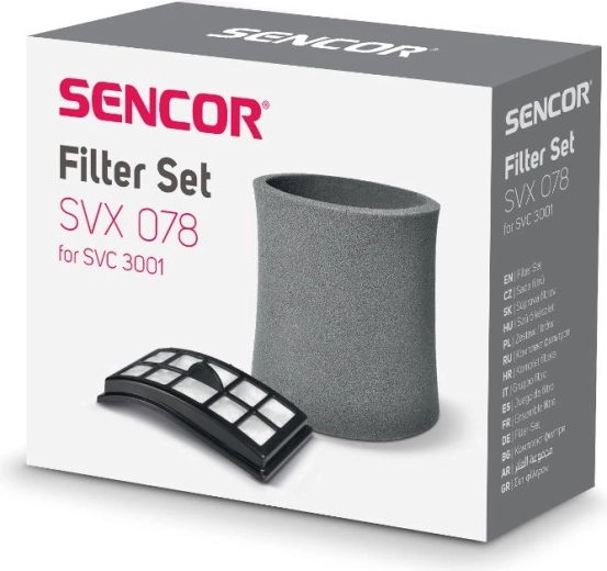 Sencor rezerves filtru komplekts putekļsūcējam SVC 3001