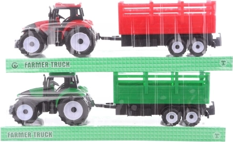 Traktors ar piekabi – plastmasas modelis bērniem