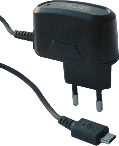 Tīkla lādētājs micro USB 1 A melns