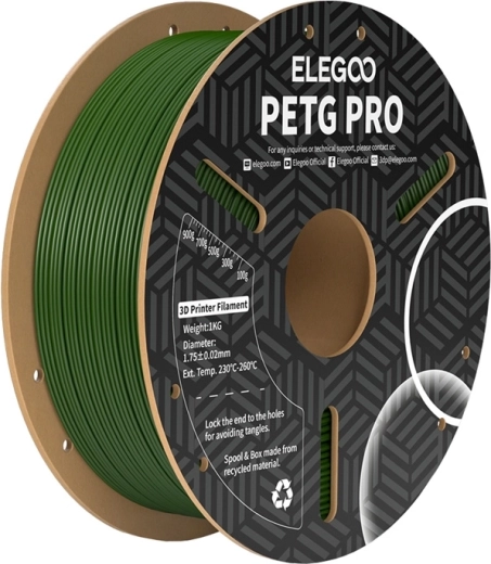 Filaments PETG Pro olīvzaļš