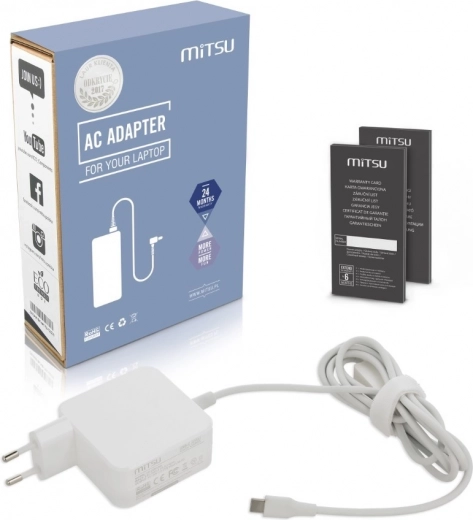 White USB Type C Charger 45W