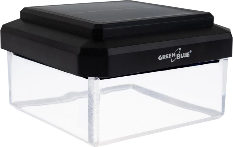 Solar LED Cap for 80 × 80 mm Post, Warm White 3200 K – GreenBlue