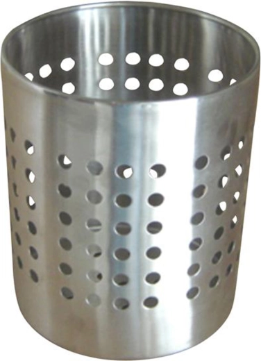 Stainless steel utensil holder and drainer 12 × 14.5 cm