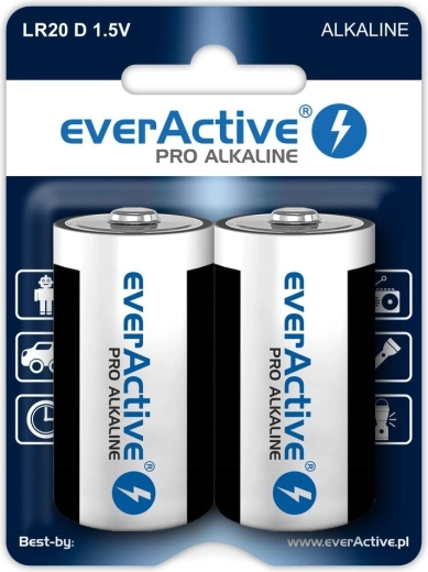 LR20/D batteries blister 2 pcs.