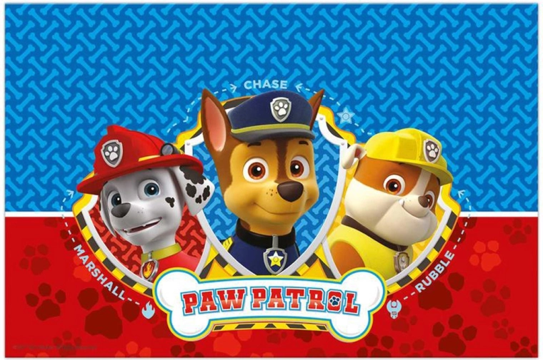 Children’s Plastic Tablecloth Paw Patrol 120 × 180 cm