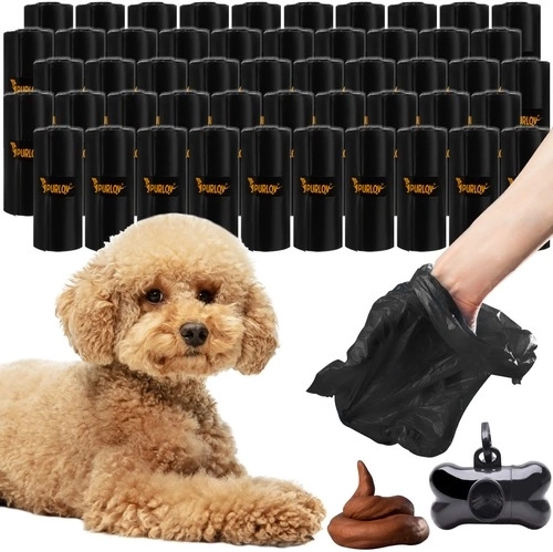 PURLOV Dog Waste Bags with Dispenser