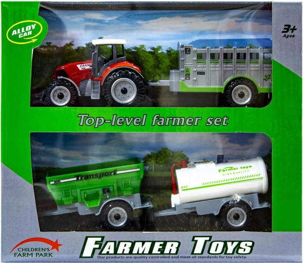 Traktors ar maināmiem piekabēm – 1 gab.