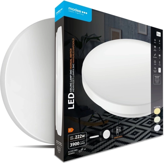 Modee apaļš griestu LED gaismeklis 36 W 3CCT 3900 lm ar pārslēdzēju