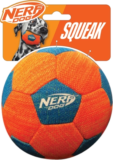 Nerf Dog pīkstošā futbola bumba suņiem 12,7 cm