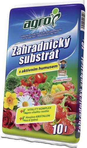 Dārzkopības substrāts 10 l AGRO